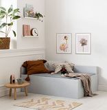 Komar - Floral Delights - 2 fotolijsten hout met 2 kunstposters elk 30x40 cm - slaapkamer, woonkamer decoratie