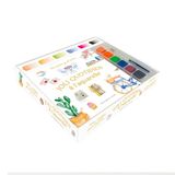Ma petite palette : Joli quotidien à l'aquarelle: Coffret avec 10 planches prêtes-à-peindre, une palette de 6 couleurs et un pinceau