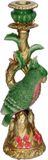 Trendhero B.V. Bougeoir - Oiseau Vert - 33.5 cm