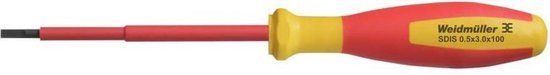 Weidmüller Tournevis plat 0.5X3.0X100 Largeur de tête : 3 mm Longueur de tête : 100 mm