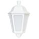 B·LED BARCELONA LED BarcelonaLED Fumagalli Wandlamp voor buiten, IP55, kunsthars, rustieke stijl, klassiek, wit, met E27-fitting, voor terras, poort, tuin