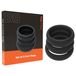 Erospace Play pour homme - anneaux péniens épais noirs pour homme (3 pcs)
