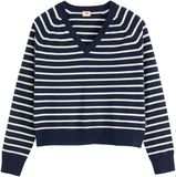 Levi's Tara Vn-Eck Trui Parisienne Stripe Pe