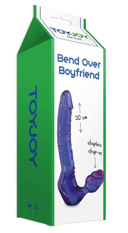 ToyJoy ToyJoy Strapless Stran-on Bend Over Boyfriend Purple