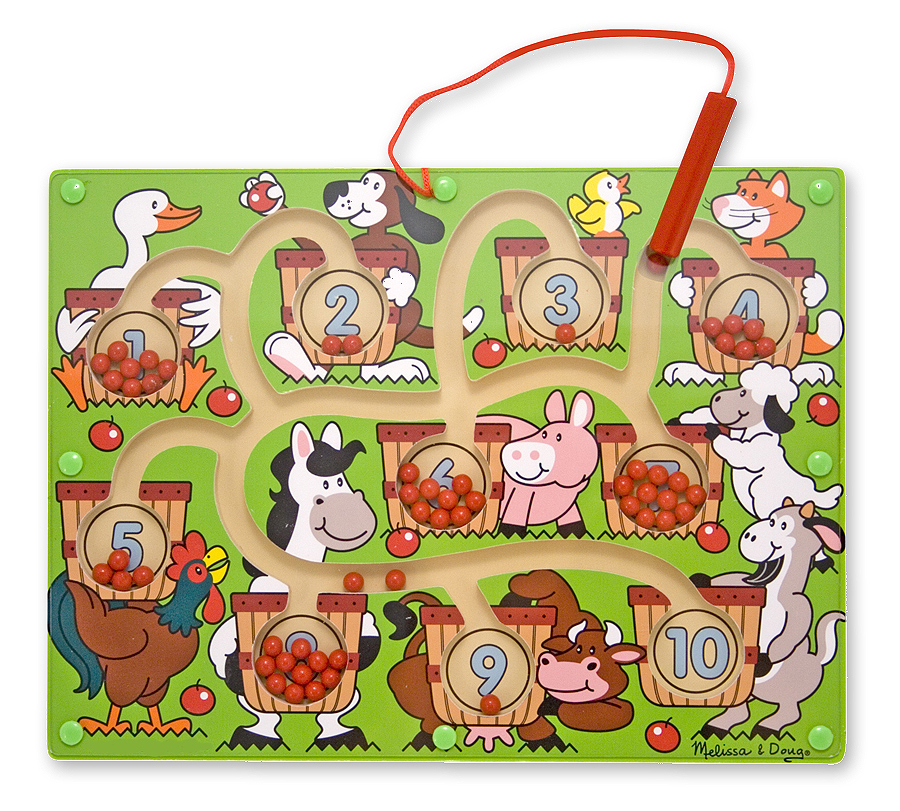 MELISSA & DOUG Magnetic Number Maze