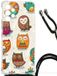 B2Ctelecom Back Cover voor Samsung Galaxy A13 4G Case Anti-shock Vrolijke Uilen