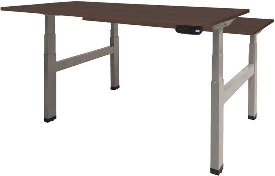 Schaffenburg Zit Sta Bureau - Duo Elektrisch 120x80 logan - alu frame