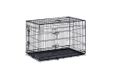 Beeztees Hondenbench L - Bench - 2 deuren - Inklapbaar - Zwart - 91x61x66 cm