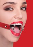 Ouch! Ring Gag XL - Red - 8714273951663