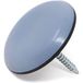 Adsamm PTFE-N-GR-25-100 PTFE-N-GR-25 100 x PTFE-glijders met spijker, grijs-blauw, Ø 25 mm