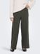 ONLY - ONLBREMEN-YO MW WIDE PANT PNT NOOS - Dames - Leggings - Beluga - Polyester/Elastaan - XL/32