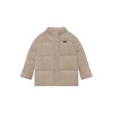 Daily7 Corduroy Pufferjas Met Backprint - Taupe