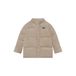Daily7 Corduroy Pufferjas Met Backprint - Taupe