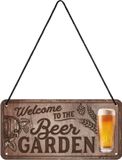 Nostalgic Art Merchandising Nostalgic Art Wandbord - Welcome to the Beer Garden