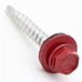 Vis Autoperceuse Tête Hexagonale Th 4.8x35 Rd.edpm Acier Zingué Ral3011 Rouge Brun-10 Pièces