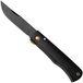 Böker Plus Rusticus All Black 01BP0040, Blackwashed 420 Stainless Steel, Ebony Wood zakmes