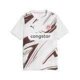 FCSP PUMA FC St. Pauli 26/27 uitshirt, Wit/Bruin, Maat 9-10Y