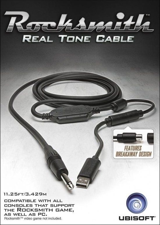 Ubisoft Rocksmith Real Tone Cable (PC/PS3/PS4/Xbox One/Xbox 360)