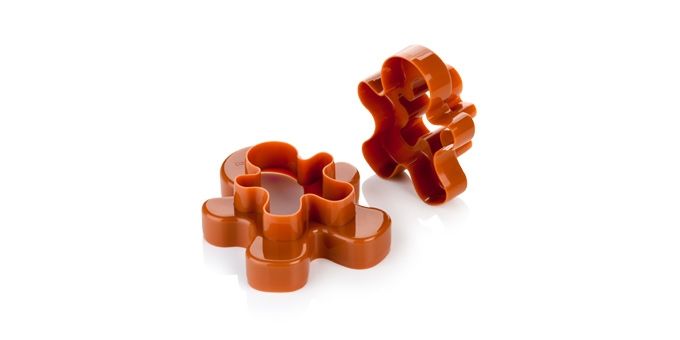 Tescoma 630867 Koekvormpjes - bruin - kunststof - 13 cm