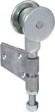 Henderson Hangrol - deurdikte 45-55 mm - staal - voor houten vouwdeuren - max 70 KG - eindhangrol