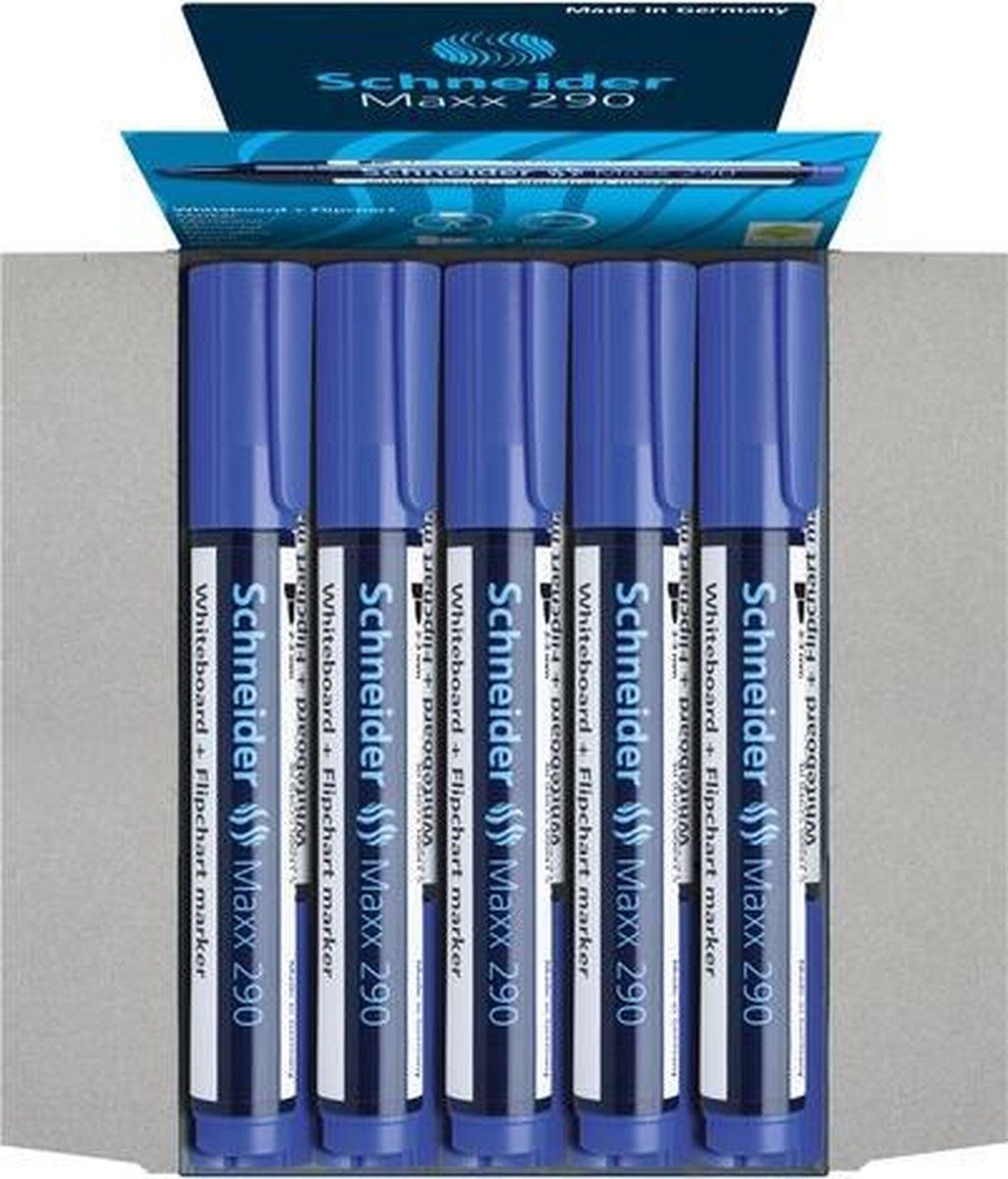 Schneider Marker Whiteboard 290 Blauw 10st