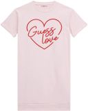 Guess Meisjes T-shirt jurk Katoen Roze 12 jaar