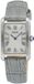 Seiko SWR099P1 Heren Polshorloge Analoog Quartz Leer Grijs Zilverkleurig Wit Rechthoekig Mineraalglas 5 ATM