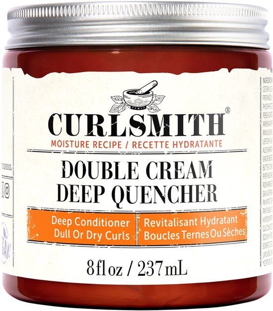 Curlsmith Double Cream Deep Quencher Haarmasker voor Krullend Haar 237ml