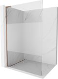 Mexen Kioto L douchescherm Walk-in 120 x 200 cm, transparant/mat, roségoud