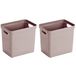 Sunware Opbergbox Sigma - 4x - kunststof - rose - 25 litre - Boîte de rangement - 35 x 25 x 36 cm