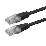 Roline Cat.6 (Class E) Patch Cable, UTP, PoE, Zwart, 1 m