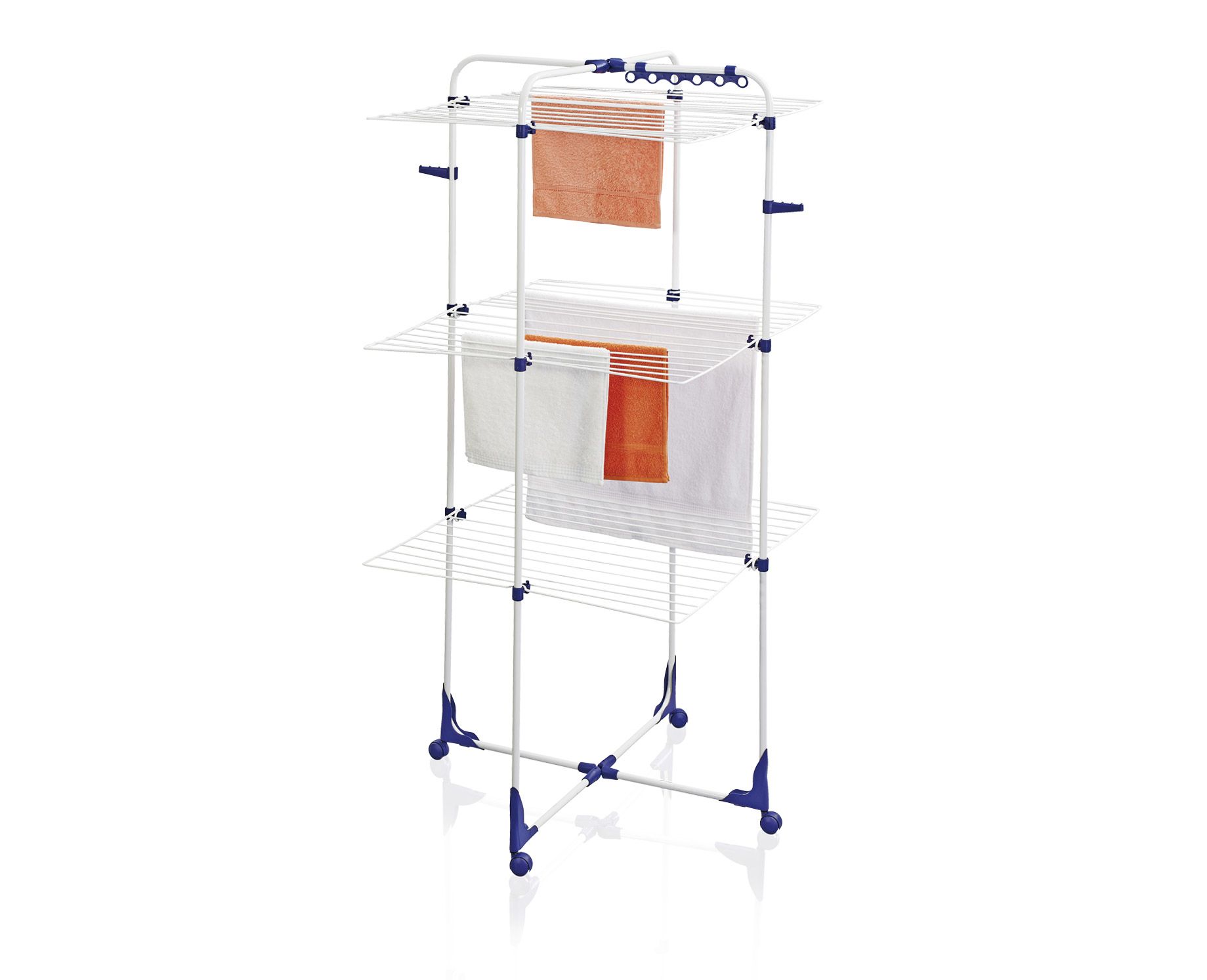 Leifheit 81455 droogrek - Blauw/Wit - 146 x 69 x 69 cm