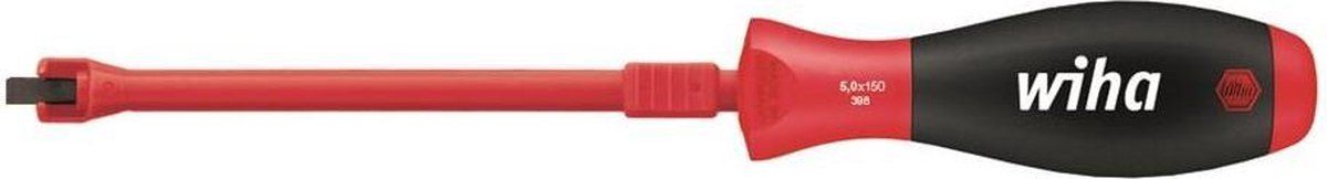 Wiha 398 SoftFinish Schroevendraaier met vasthoudfunctie - Sleuf - 3 x 100mm