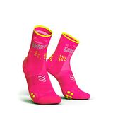 Compressport Proracing Socks V3.0 Ultralight Run High Roze T2