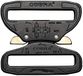 Raine Tactical 5,7 cm robuuste riemgesp, zwart, breed