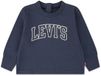 Levi's Kids Collegiate T-shirt Met Lange Mouwen Blauw 12 Months Jongen