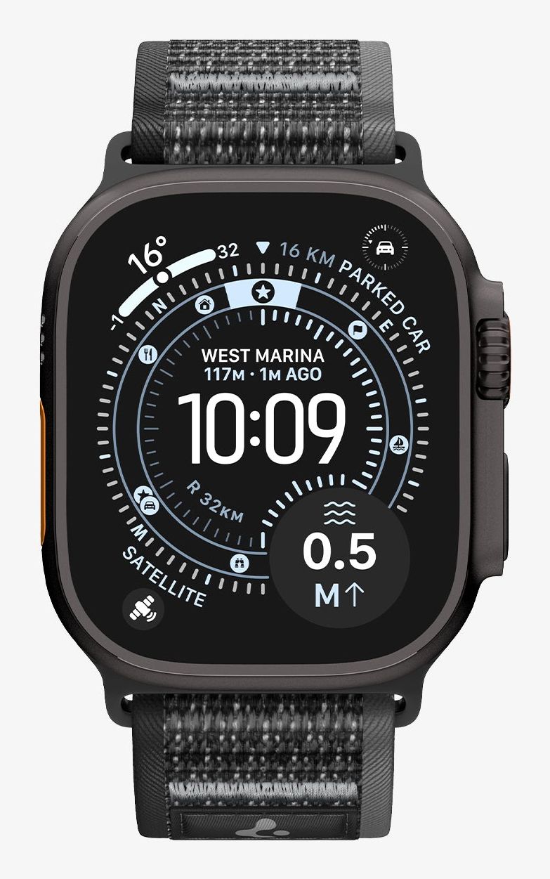 Spigen Athlex Air 2 Band Zwart, Oranje Stof/Weefsel