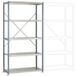 Manuflex RP1021.9006 Étagère - Module de base 200 kg (l x H x P) 97 x 2 x 30 cm acier revêtement par poudre aluminium argenté métallique