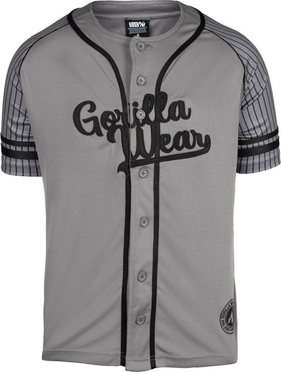 Gorilla Wear 82 Baseball Jersey - Grijs - 3XL