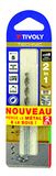 Tivoly 10804420800 Blister van 1-spiraalboor Bois-Métal 2 in 1 Technic gegradueerd, goud, Ø 8 mm