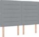 vidaXL Boxspring Bed met Matras Lichtgrijs 160 x 200 cm Stof