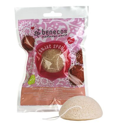 Benecos Konjac spons red clay 1ST