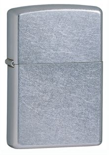 Zippo Street Chrome Aansteker - Chroom