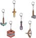 Bizak Minecraft Metal Keychain Pack of 6 Units Multicolor