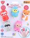 Playgo Play vingerpoppetjes bosdieren - kunststof badspeelgoed set 5 stuks.