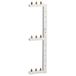 Busch-Jaeger Hager KCL368R faserail 3-polig 3 rijen 125 mm rechts verticaal Phase busbar Bruin, Blauw 3-polig 1 stuk(s)