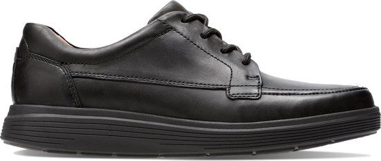 Clarks Un Abode Ease Mens Black Leather, 8.5