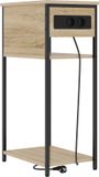vidaXL Nachtkastje Sonoma Eik 41 x 28 x 76 cm Bewerkt hout