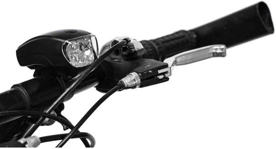 K-parts Fietskoplamp 5 X Led Zwart