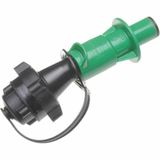 CEMO Ouverture de remplissage de carburant Système de remplissage de sécurité vert (huile) pour bidons 5 l, 10 l et bidons ExO